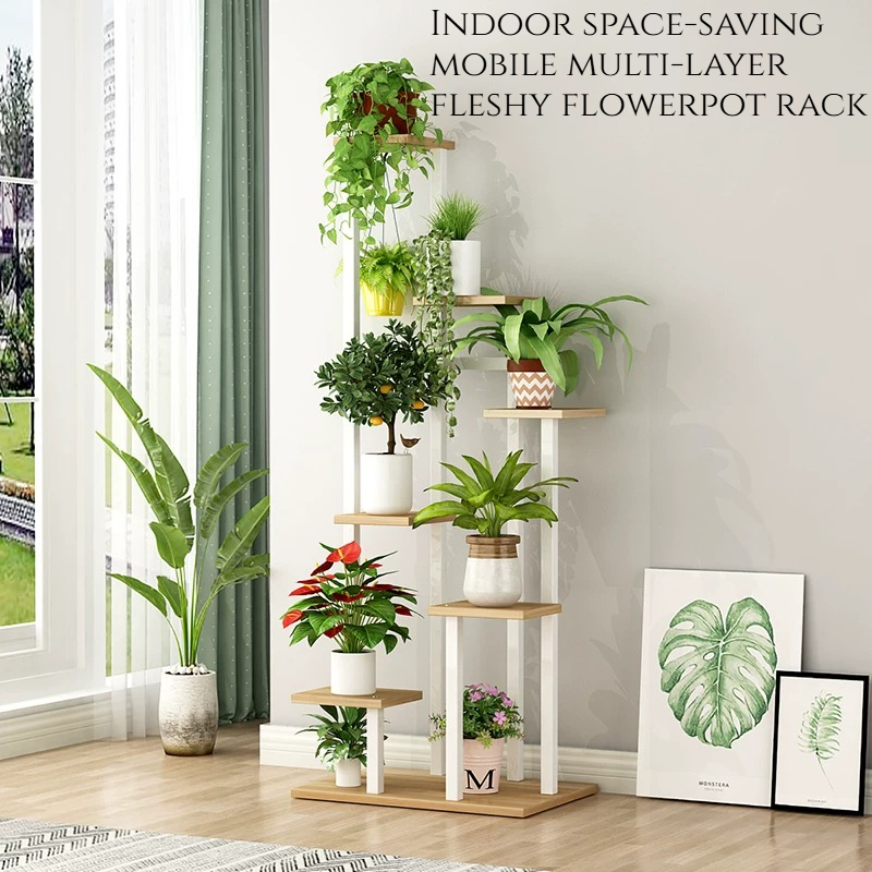 Office Furniture Set - Restaurantterrasplanken Decor Gelaagde opbergdisplay Bloemenstandaard Goedkoop