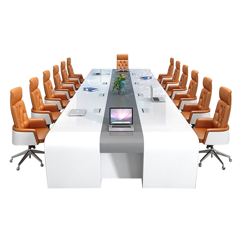 Office Furniture Set - Kantoor vergadertafel lange tafel verfonderhandeling moderne
