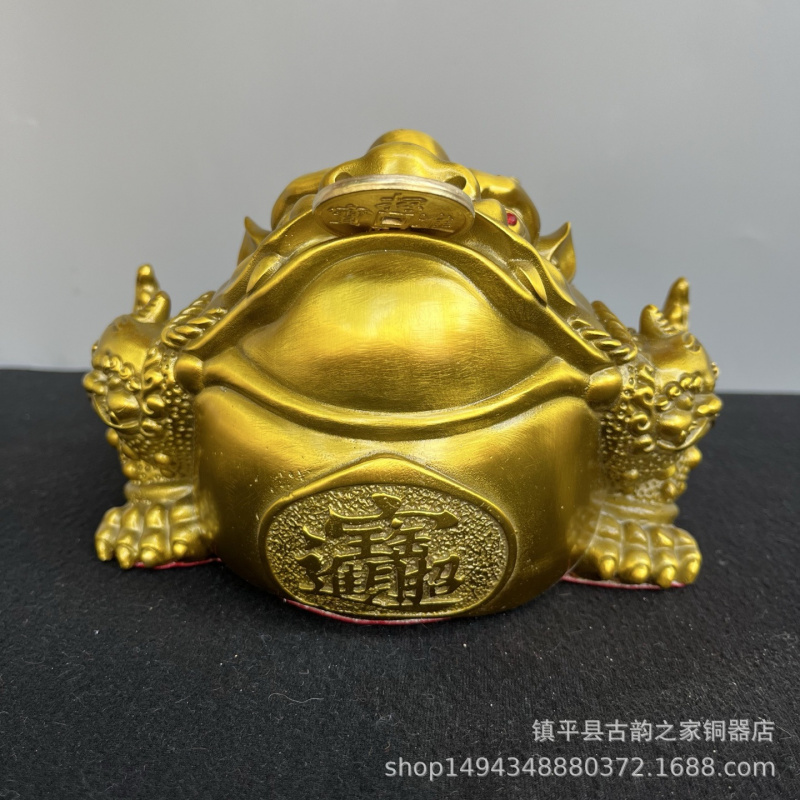 Office Furniture Company - Drie- eenpotige gouden pad ornament woonkamer