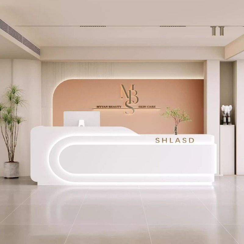 Office Furniture Company - Nordic Cream Style Schoonheidssalon Bar Modern