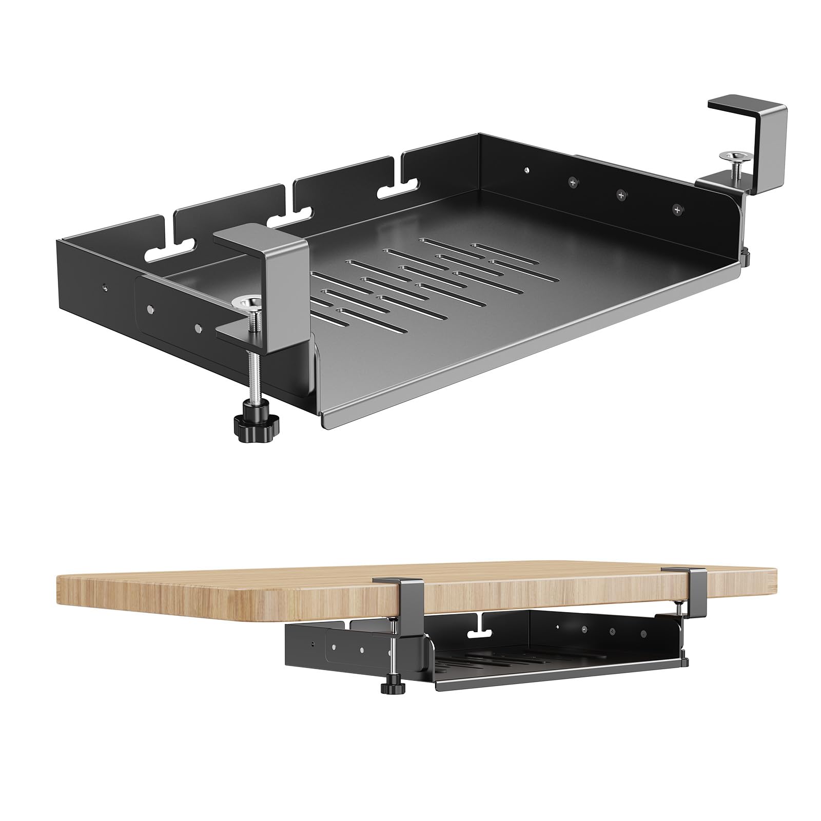 Cable Tray Under Desk - Geen boor nodig, laptop houder onder