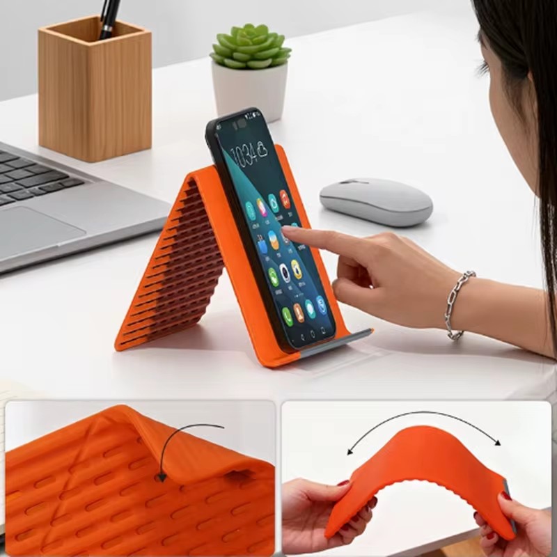 Adjustable Laptop Table - Flexibele opvouwbare siliconen telefoonhouder, draagbare verstelbare