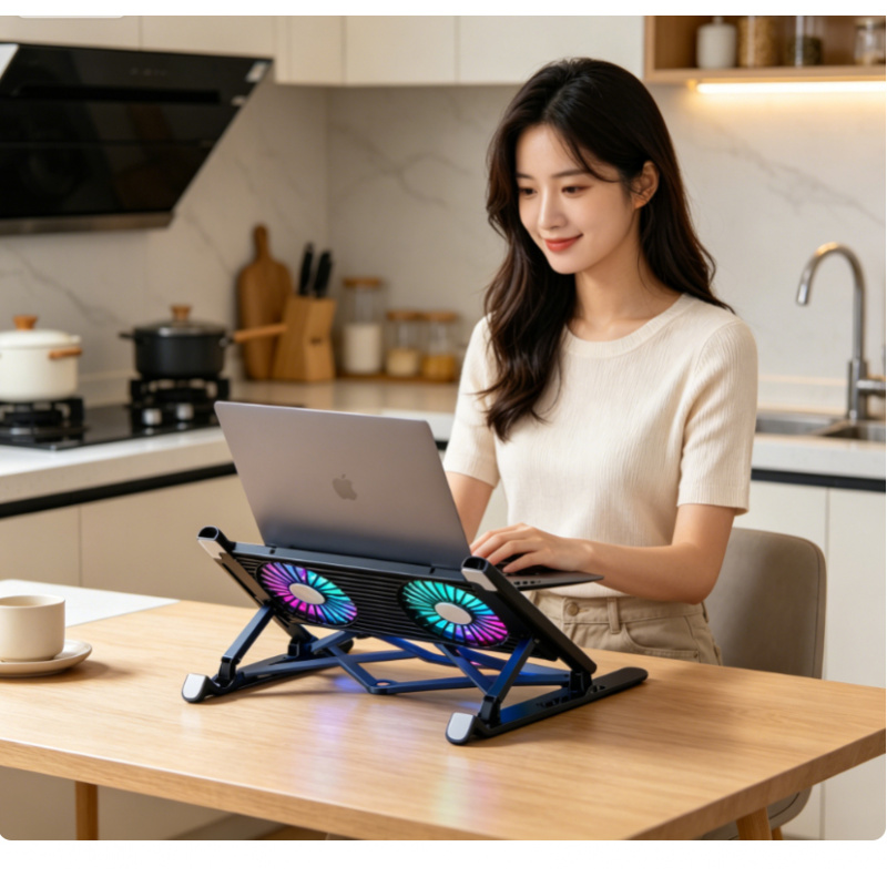 Adjustable Laptop Table - Nieuwe Laptop Koelstandaard Opvouwbare Laptop Koelpad