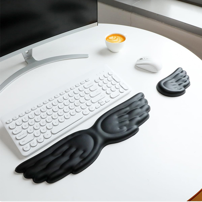 Adjustable Laptop Table - Toetsenbord Muis Polssteun Angel Wing Memory