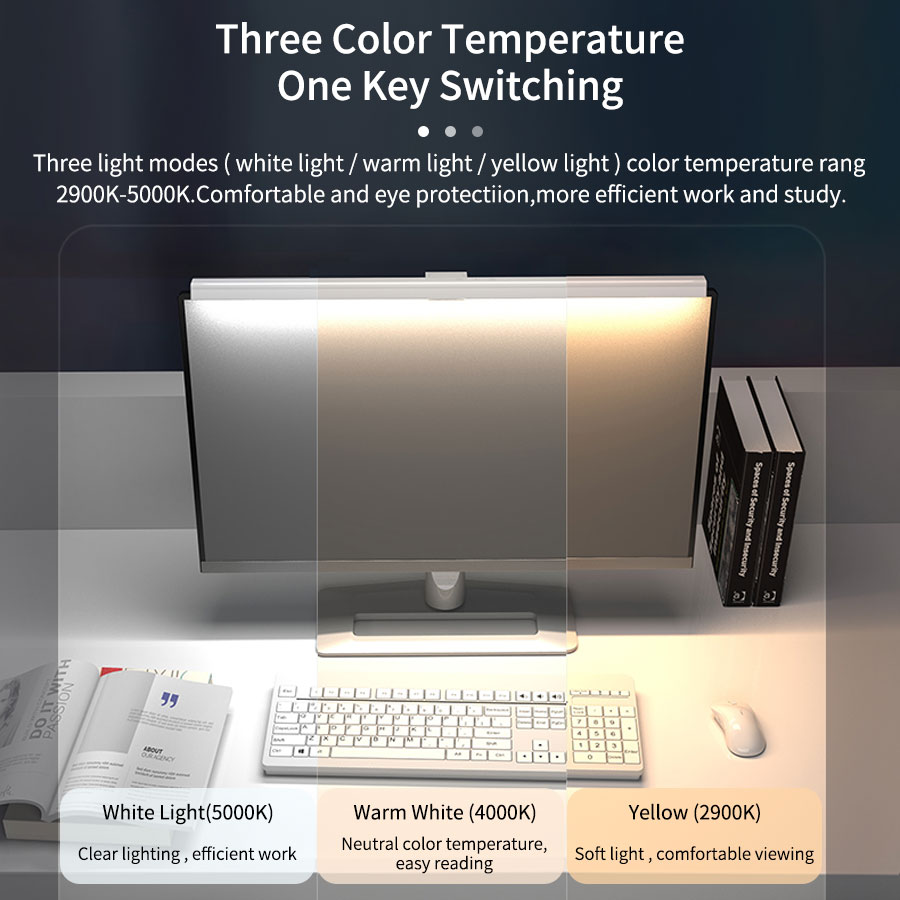 50cm LED Monitor Lichtbalk Sch - Office Furniture Ideas recensie en prijs