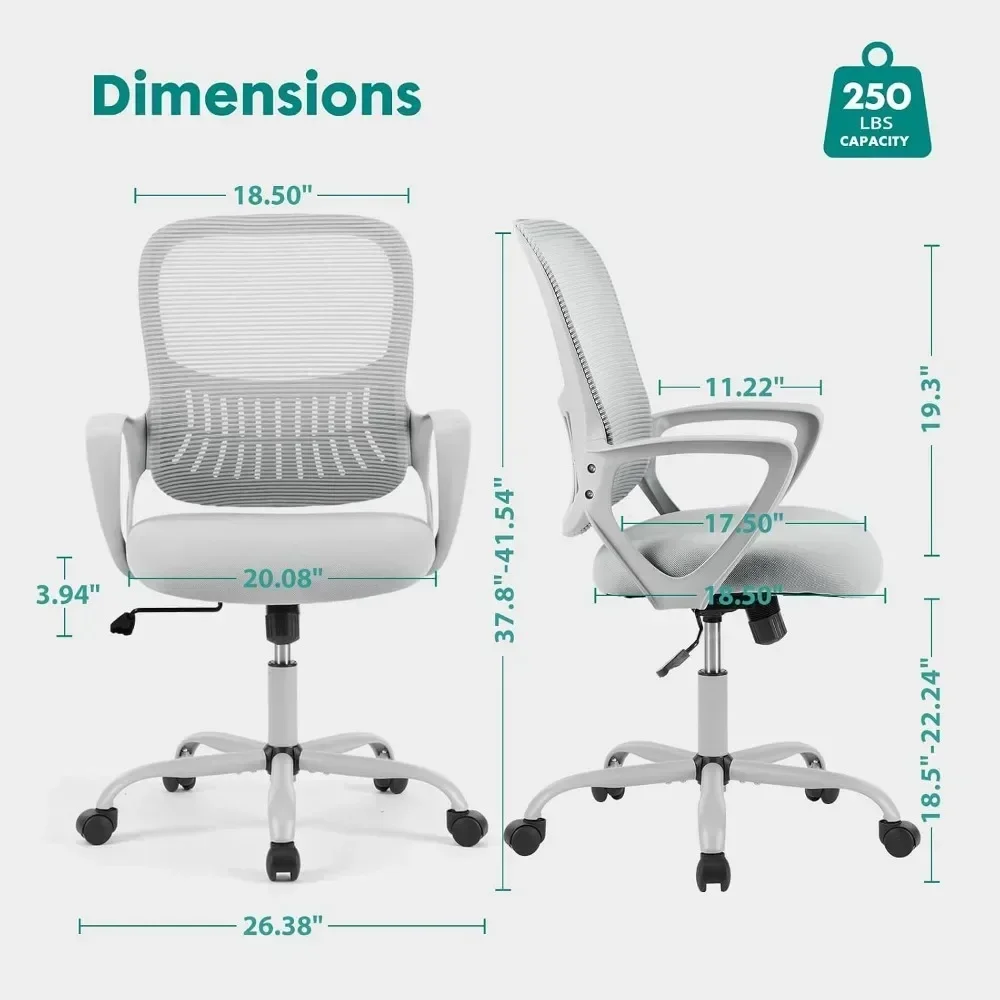 OLIXIS bureaustoel voor thuis, - Task Chair Mid Back recensie en prijs