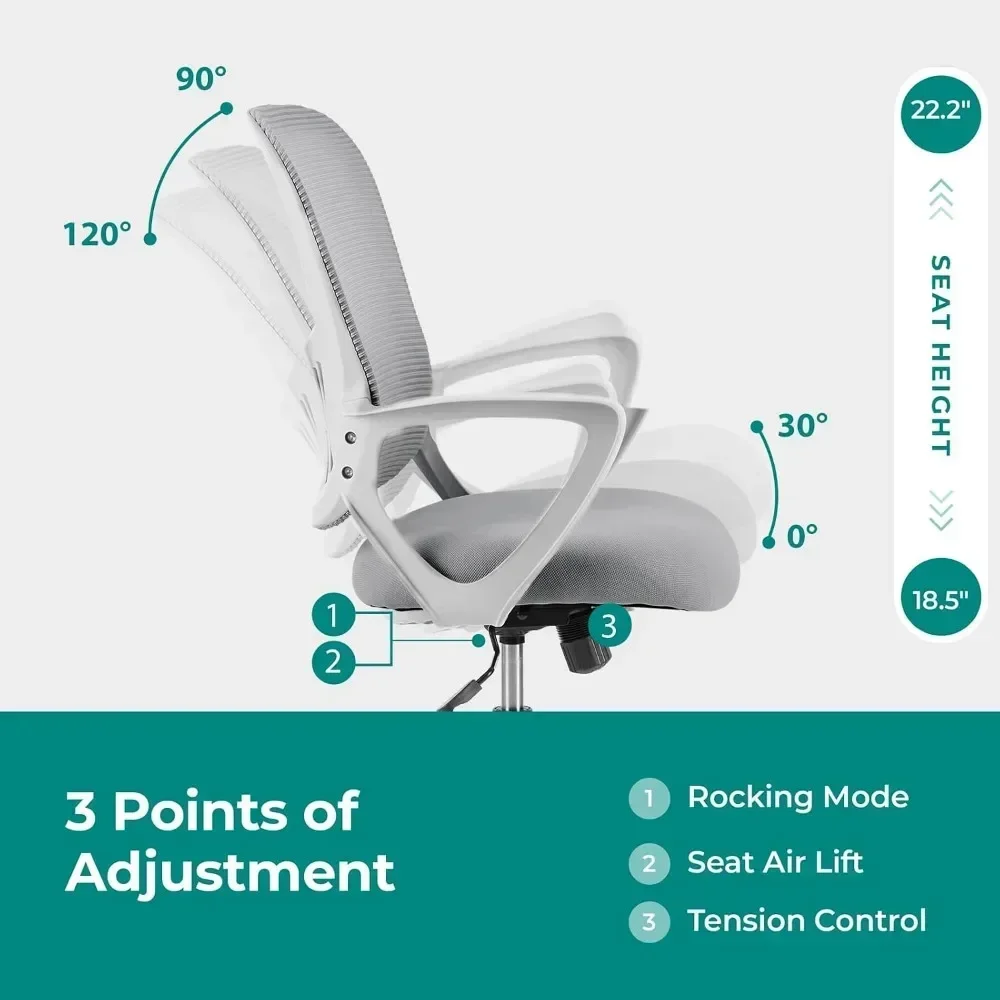 OLIXIS bureaustoel voor thuis, - Task Chair Mid Back recensie en prijs