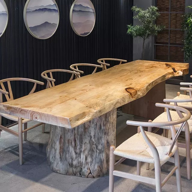 Massief houten grote bordtafel - Office Furniture Set recensie en prijs