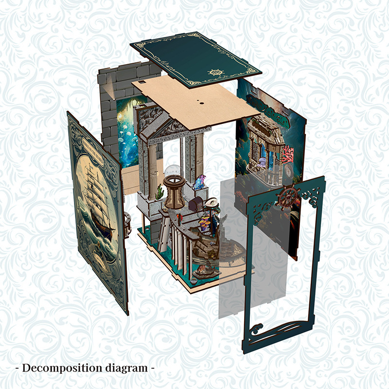 3D Houten DIY Boekensteunpuzze - Office Furniture At Home recensie en prijs