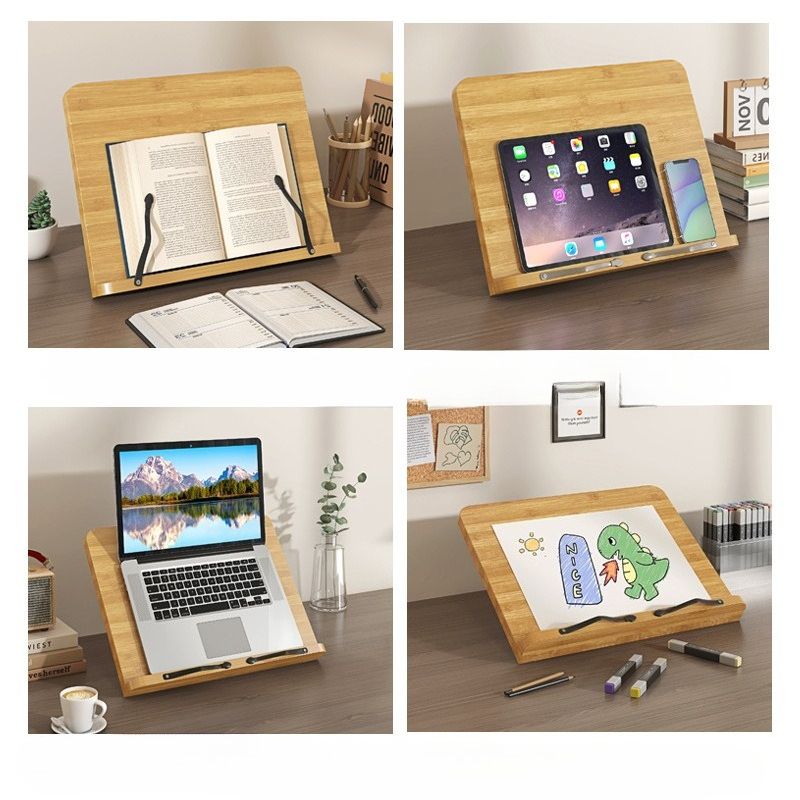 Houten leesboekenstandaard, mu - Adjustable Laptop Table recensie en prijs