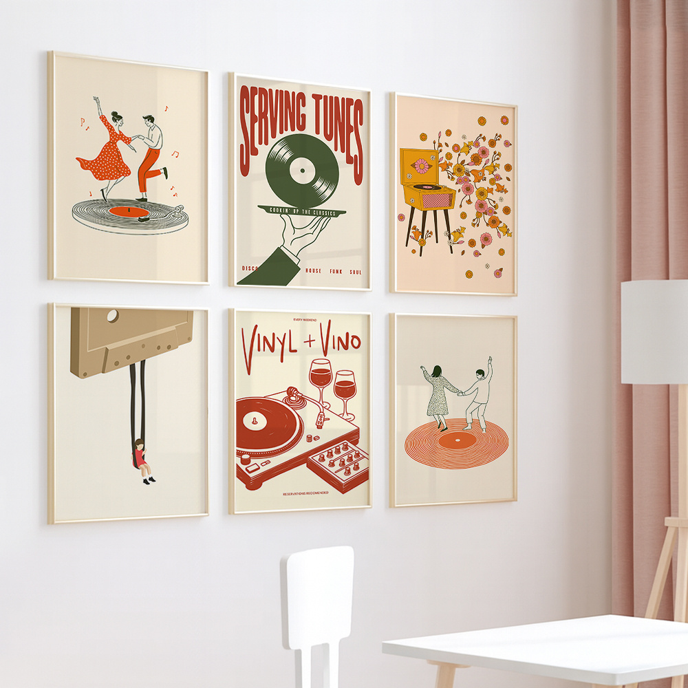 1pc Vintage Muziek Canvas Post - Office Furniture At Home recensie en prijs
