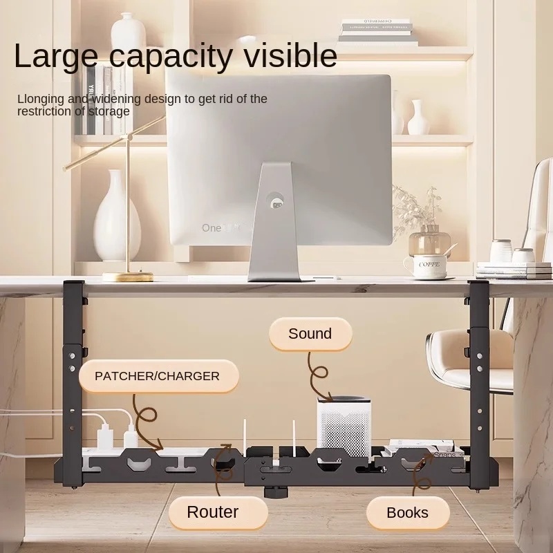 Telescopisch opbergrek onder d - Cable Tray Under Desk recensie en prijs