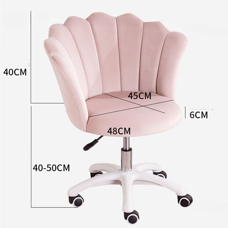 Moderne fluwelen bureaustoel v - Office Furniture Company recensie en prijs