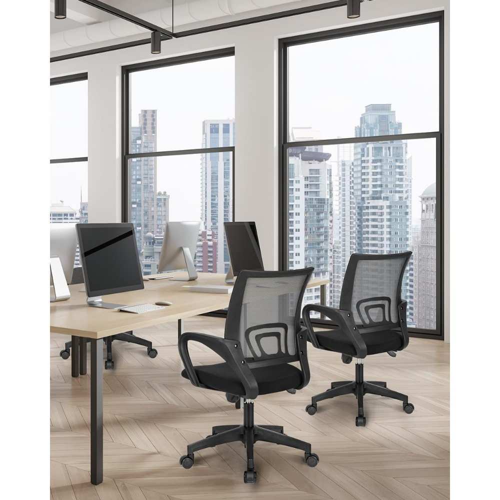 Zwarte mesh gaming bureaustoel - Task Chair Mid Back recensie en prijs