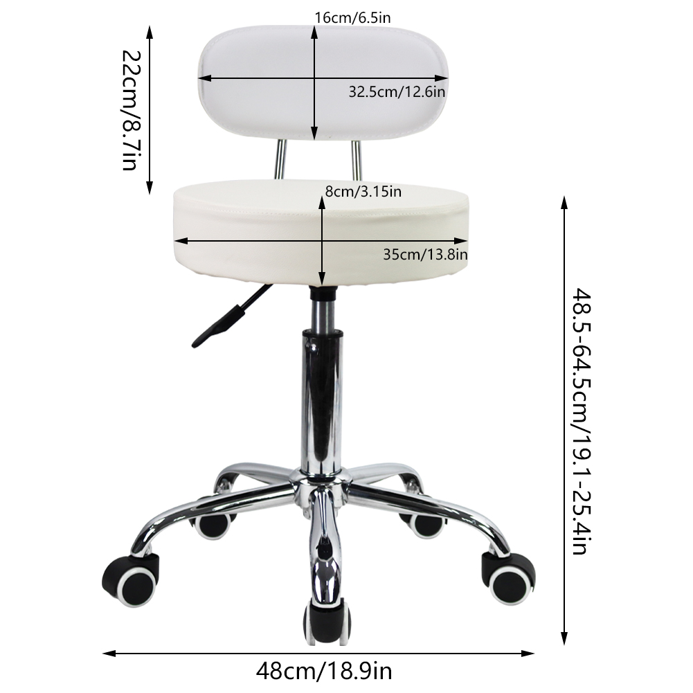 CANBOUN PU lederen rolkruk met - Task Chair Mid Back recensie en prijs